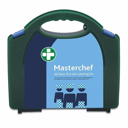 HSE 20 Person Masterchef Catering Kit in Green/Blue Integral Aura Box