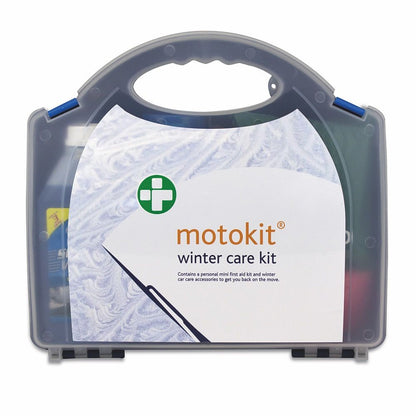 Winter Car Care Motokit in Clear/Blue Integral Aura Box
