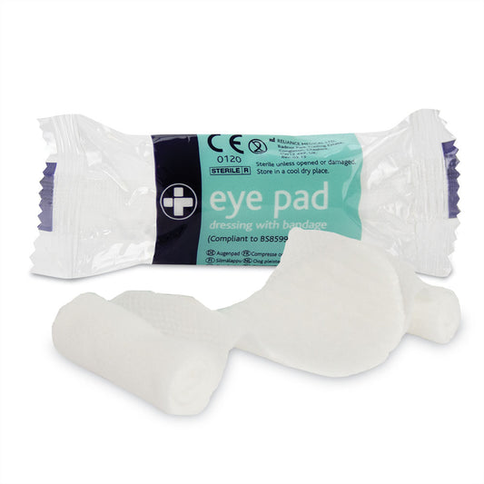 Eye Pad with Bandage Flow-wrapped