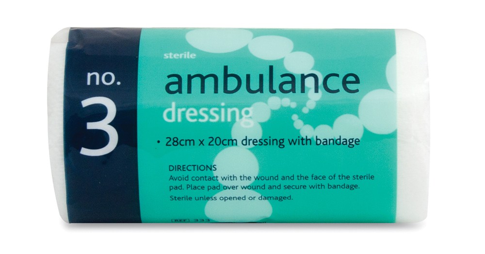 Ambulance Dressing Sterile - No. 3