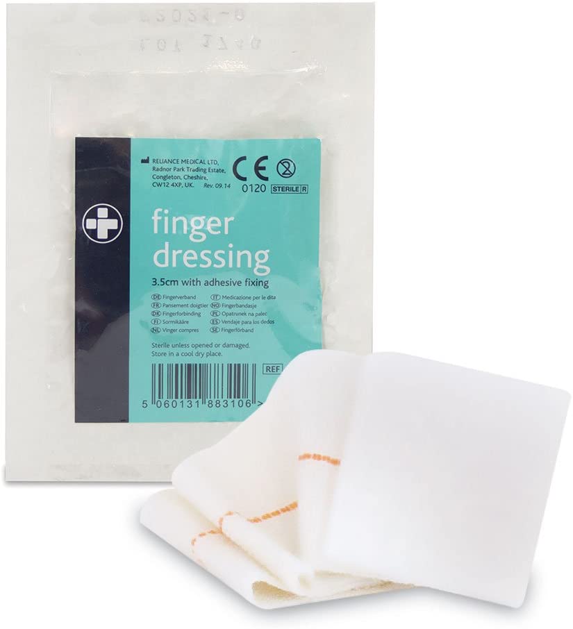 Finger Dressing with bandage