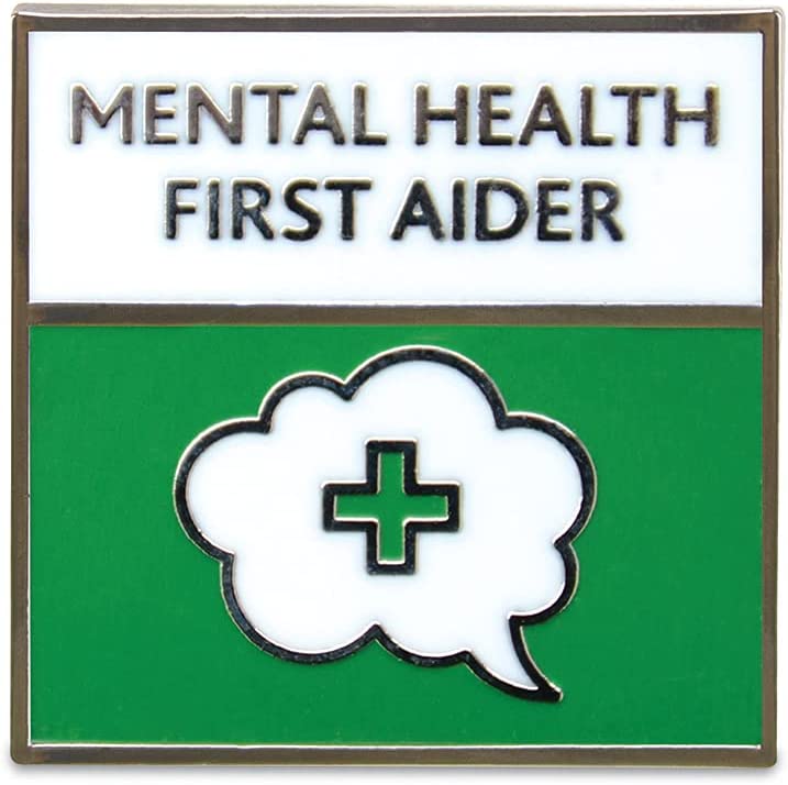 Mental Health First Aider Badge Metal