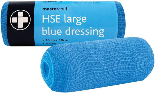 HSE Dressing - Blue Unboxed - Large 18cm x 18cm