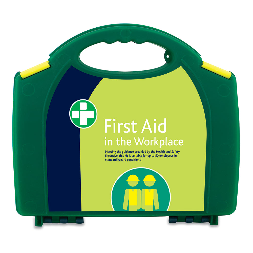 HSE 50 Person Workplace Kit in Green/Green Integral Aura Box