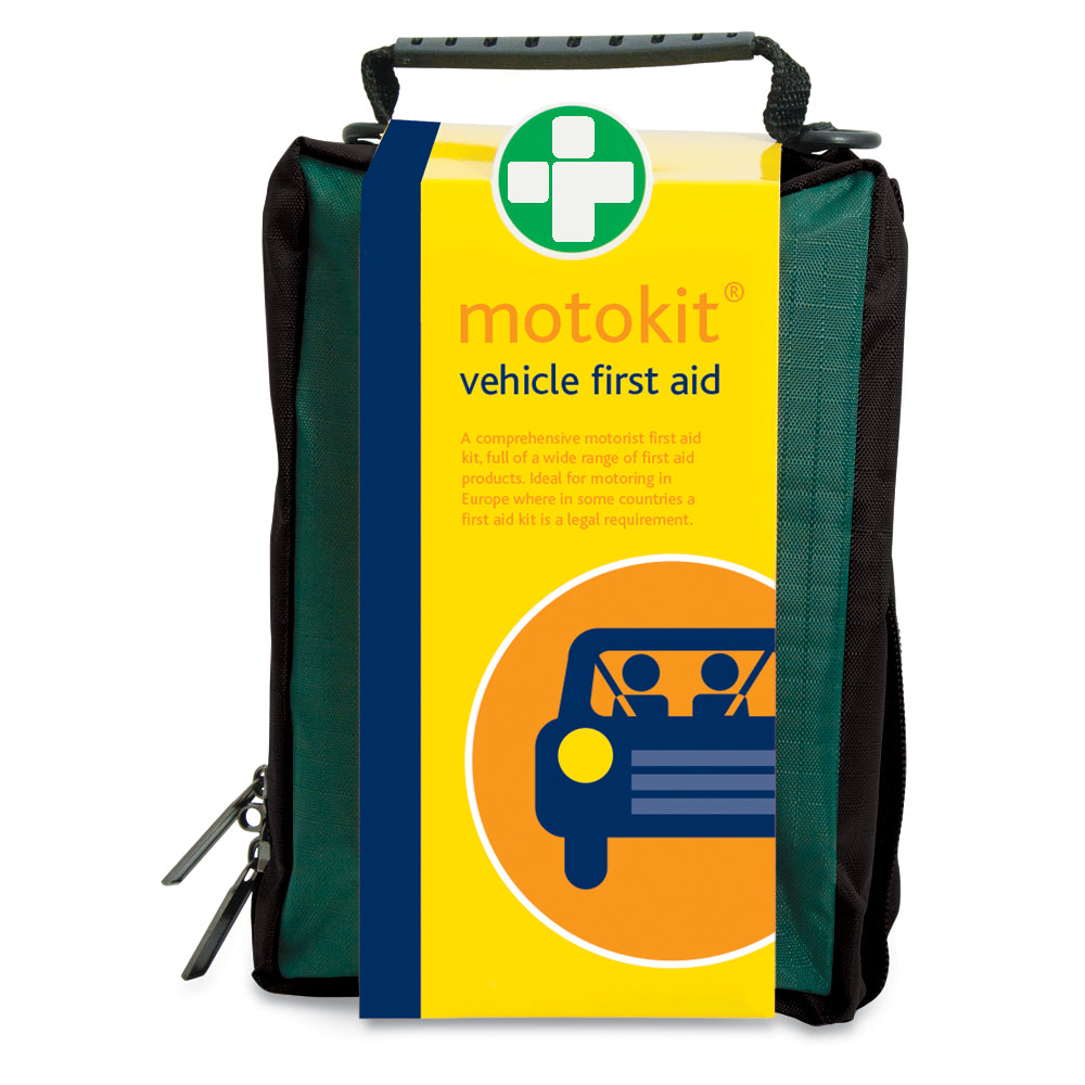 Vehicle First Aid Kit in Green Stockholm Bag