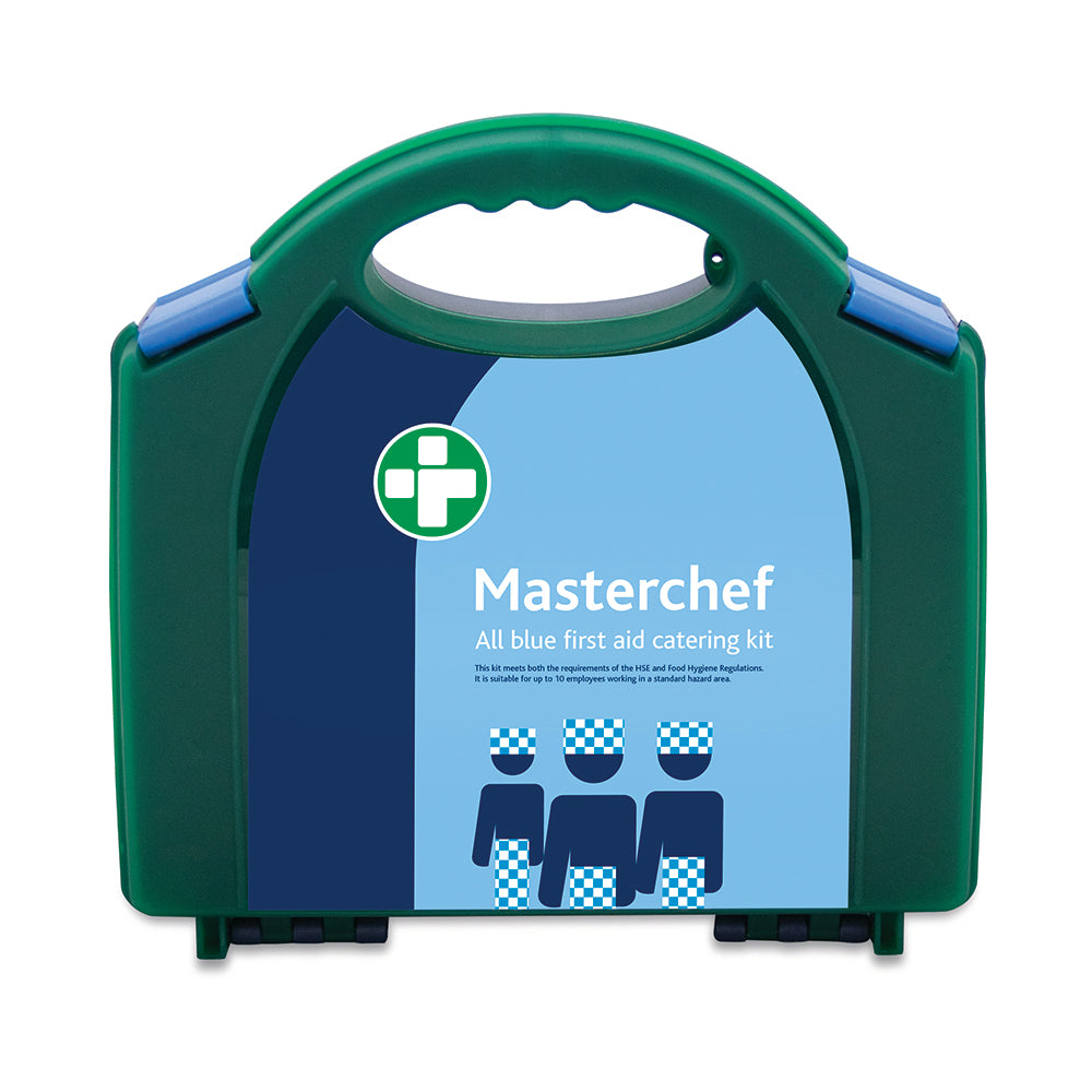 HSE 10 Person Masterchef Catering Kit in Green/Blue Integral Aura Box