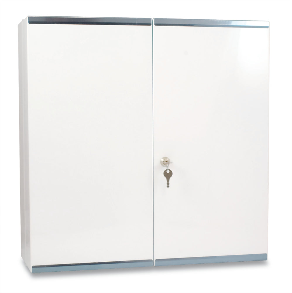 Budapest Metal Wall Cabinet White