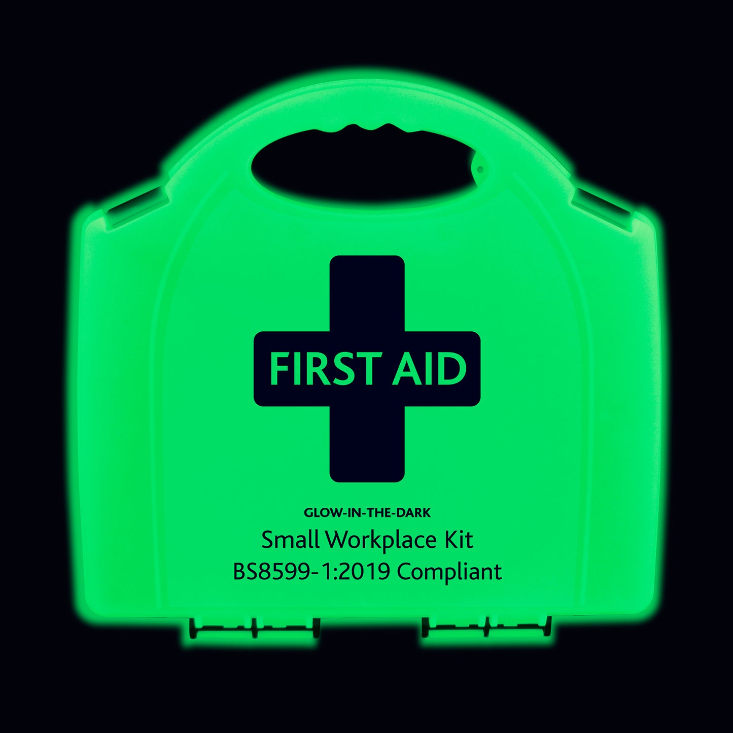 BS8599-1:2019 Small Workplace Kit in Green/Green Glow-in-the-Dark Integral Aura Box