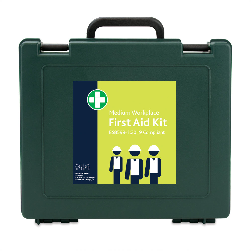 BS8599-1:2019 Medium Workplace Kit in Green Oxford Box - inc bracket