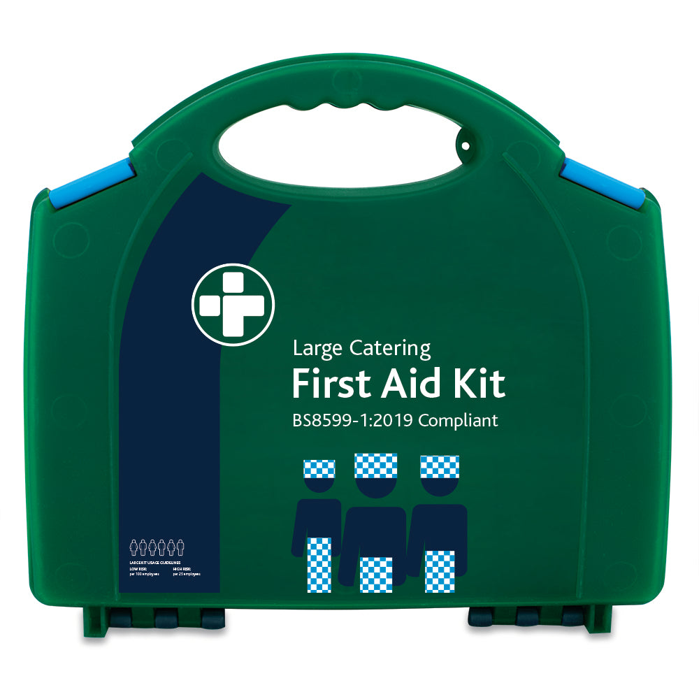 BS8599-1:2019 Large Catering Kit in Green/Blue Integral Aura Box
