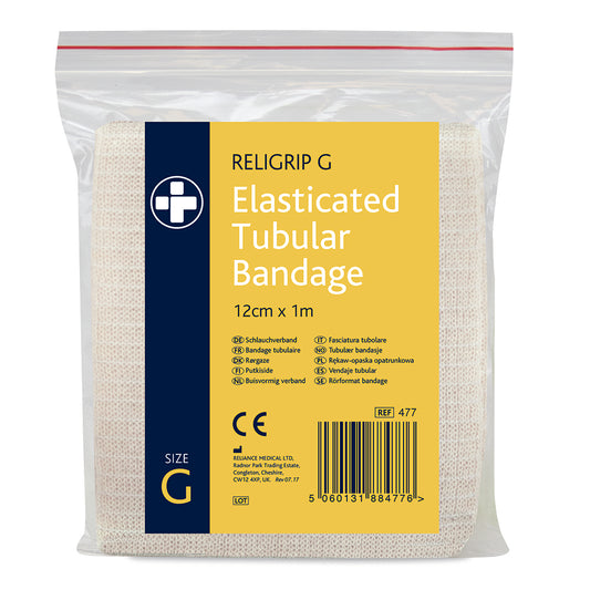 Religrip Elasticated Tubular Bandage  Natural - Size G 1m