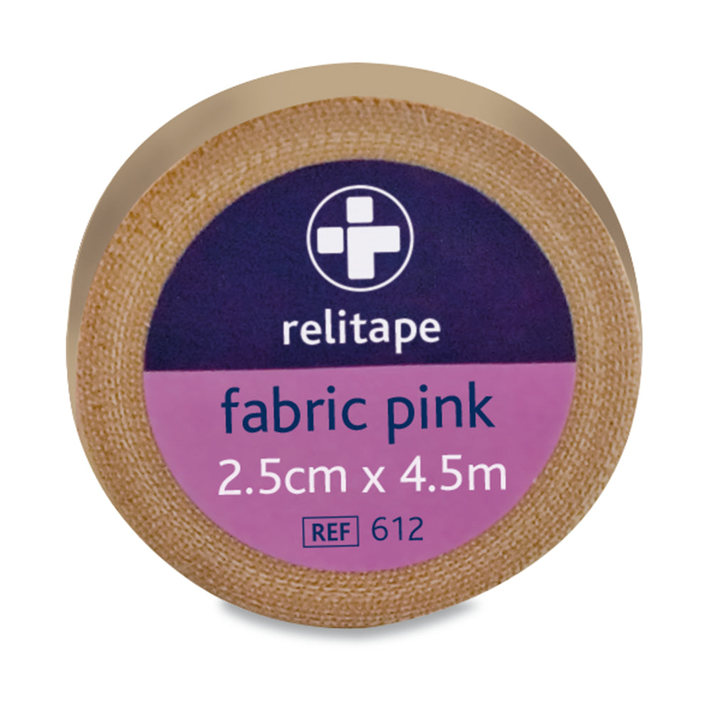 Relitape Fabric Elastic Tape Pink