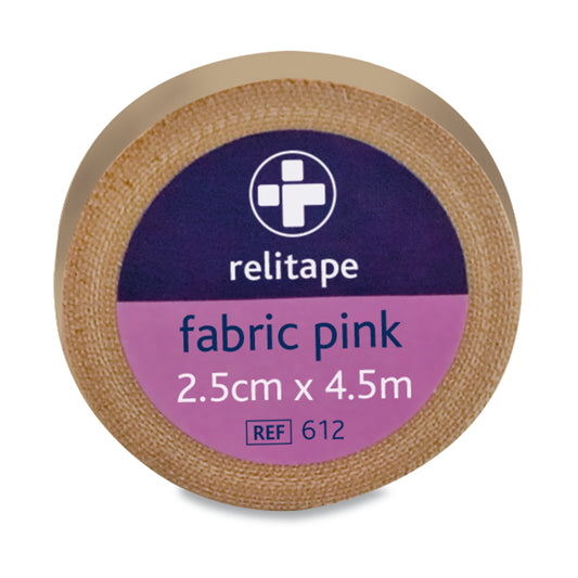 Relitape Fabric Elastic Tape  Pink