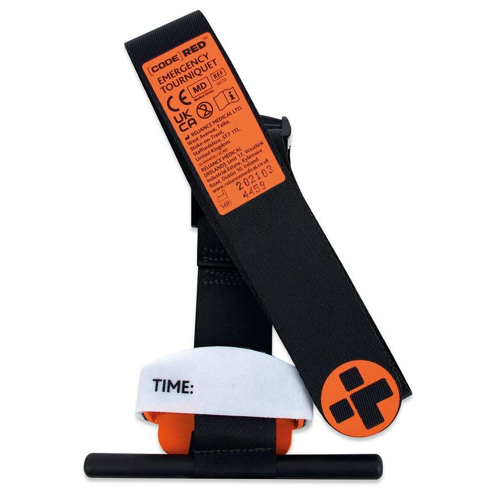 Tourniquet Emergency haemorrhage control device.