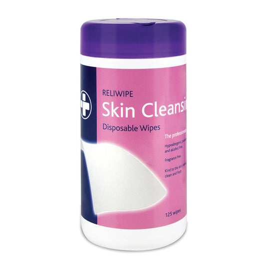 Reliwipe Skin Cleansing Wipes  Drum of 125