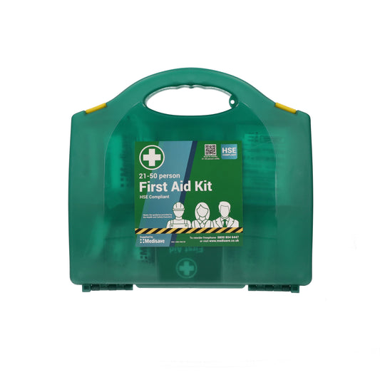 Sea Green HSE Compliant Workplace First Aid Kit - 50 Person