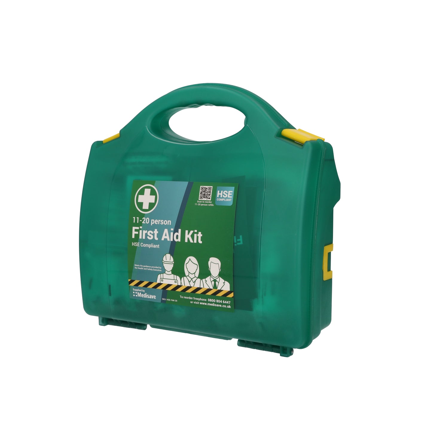 Sea Green HSE Compliant Workplace First Aid Kit - 20 Person