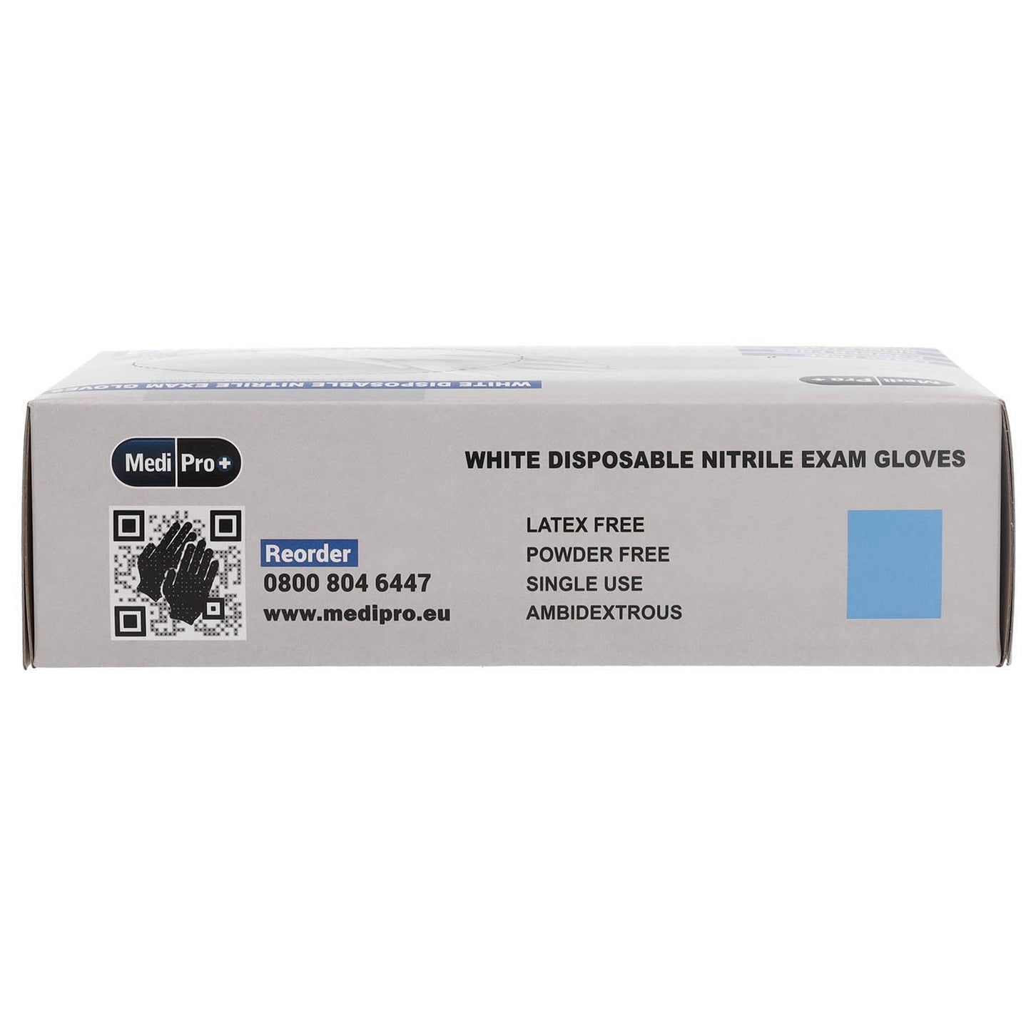 White Nitrile Gloves Medical Grade Cat III PPE Medium x 100