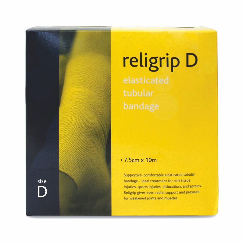 Religrip Elasticated Tubular Bandage  Natural - Size D 10m