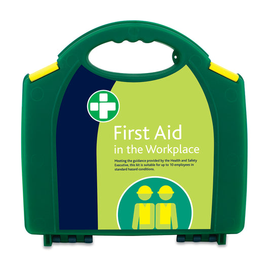HSE 10 Person Workplace Kit in Green/Green Integral Aura Box